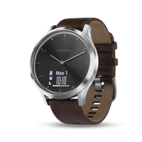 Garmin vivomove HR (Premium Black / Silver - Leather)